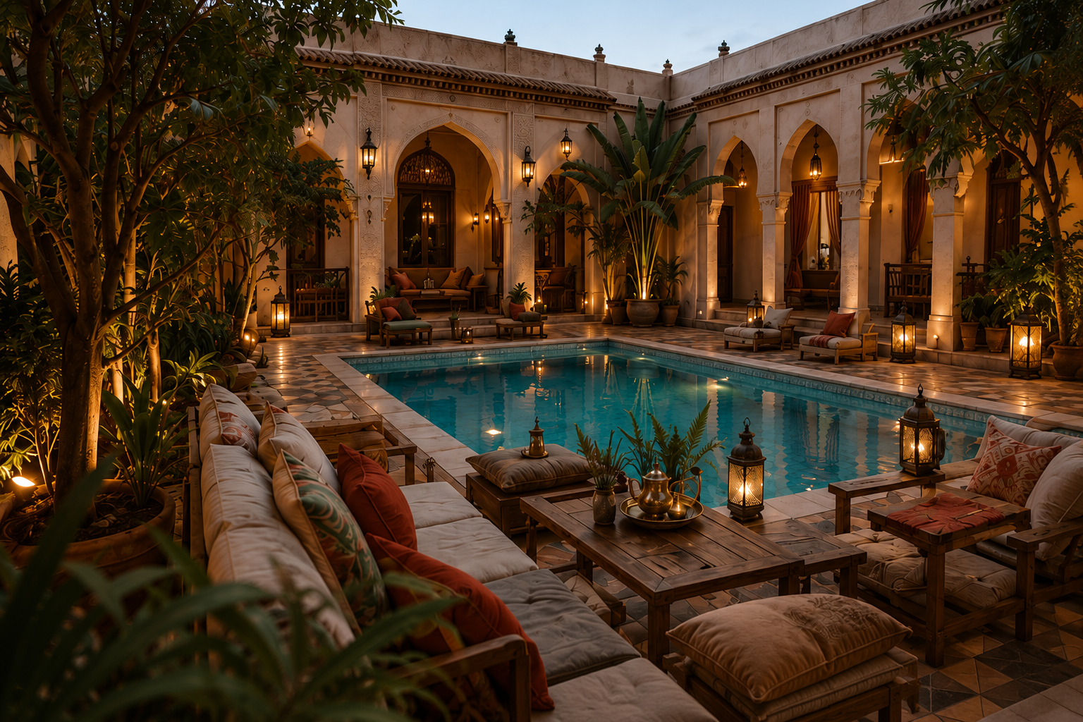 Moroccan riad
